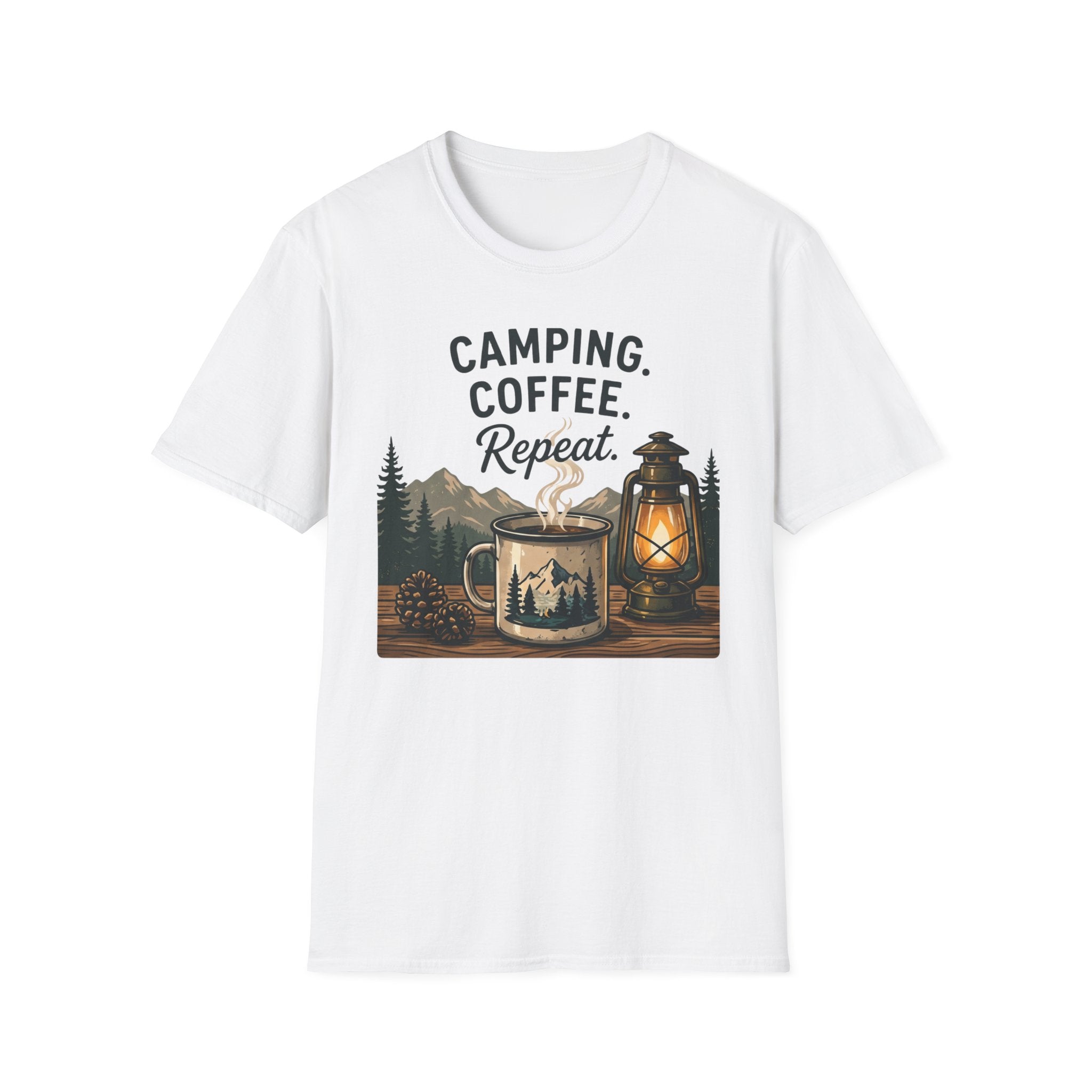 Camping. Coffee. Repeat. T-shirt