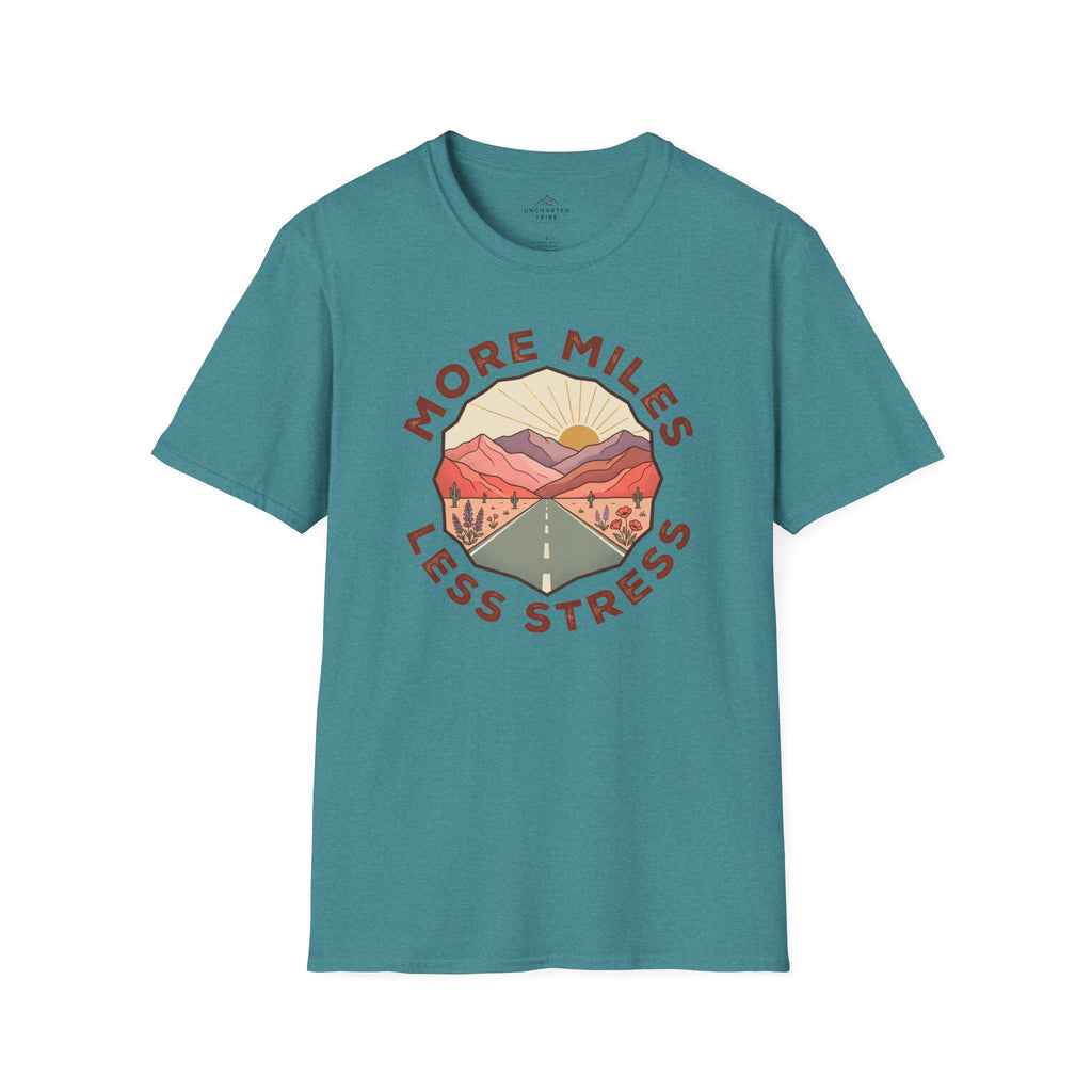 More Miles and Less Stress T-Shirt