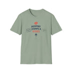 Passport Stamps and Kisses T-shirt