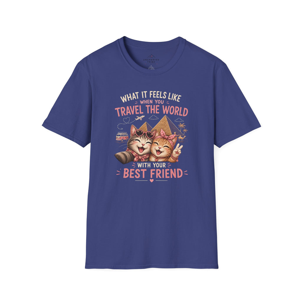 Traveling Kitty Best Friends T-Shirt