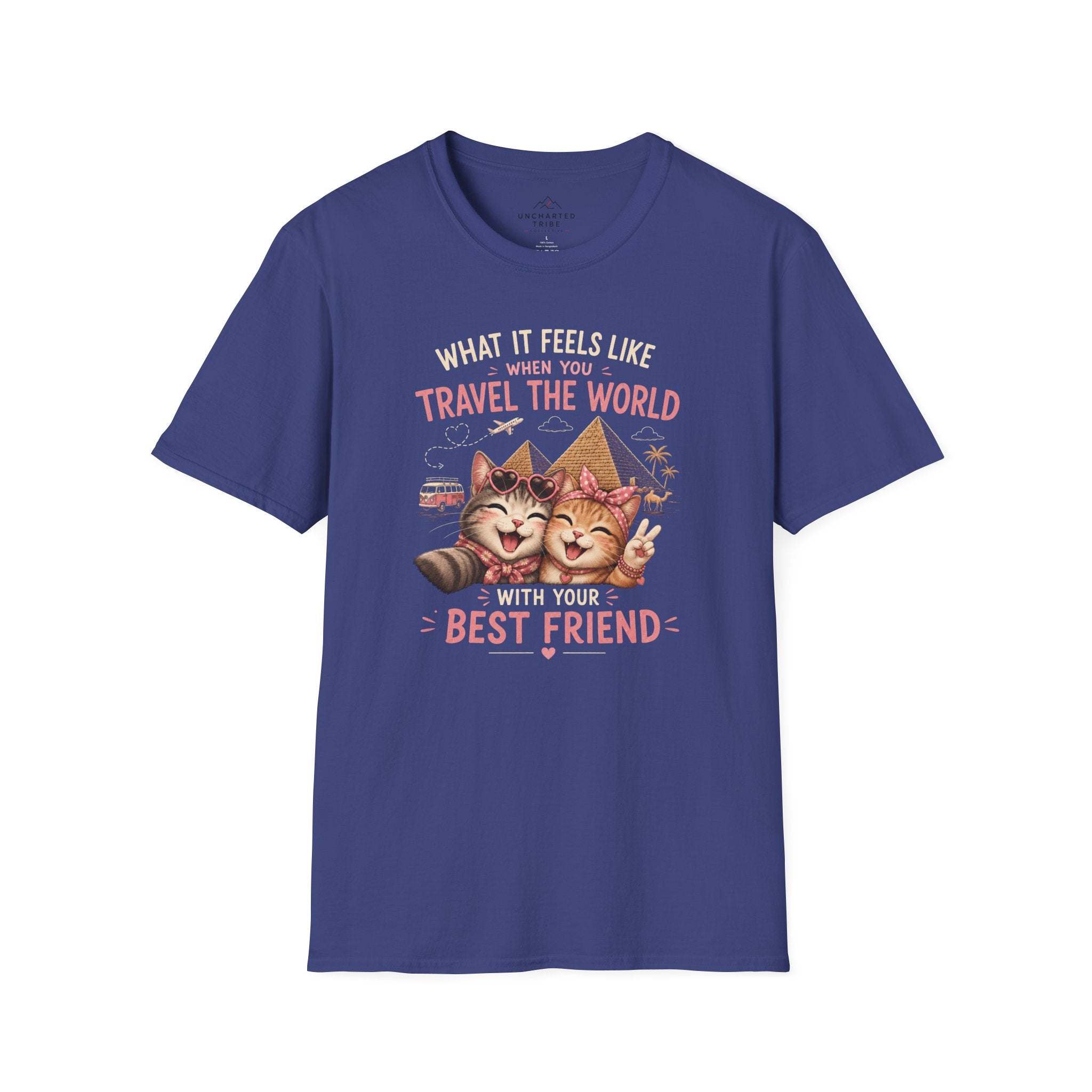 Traveling Kitty Best Friends T-Shirt
