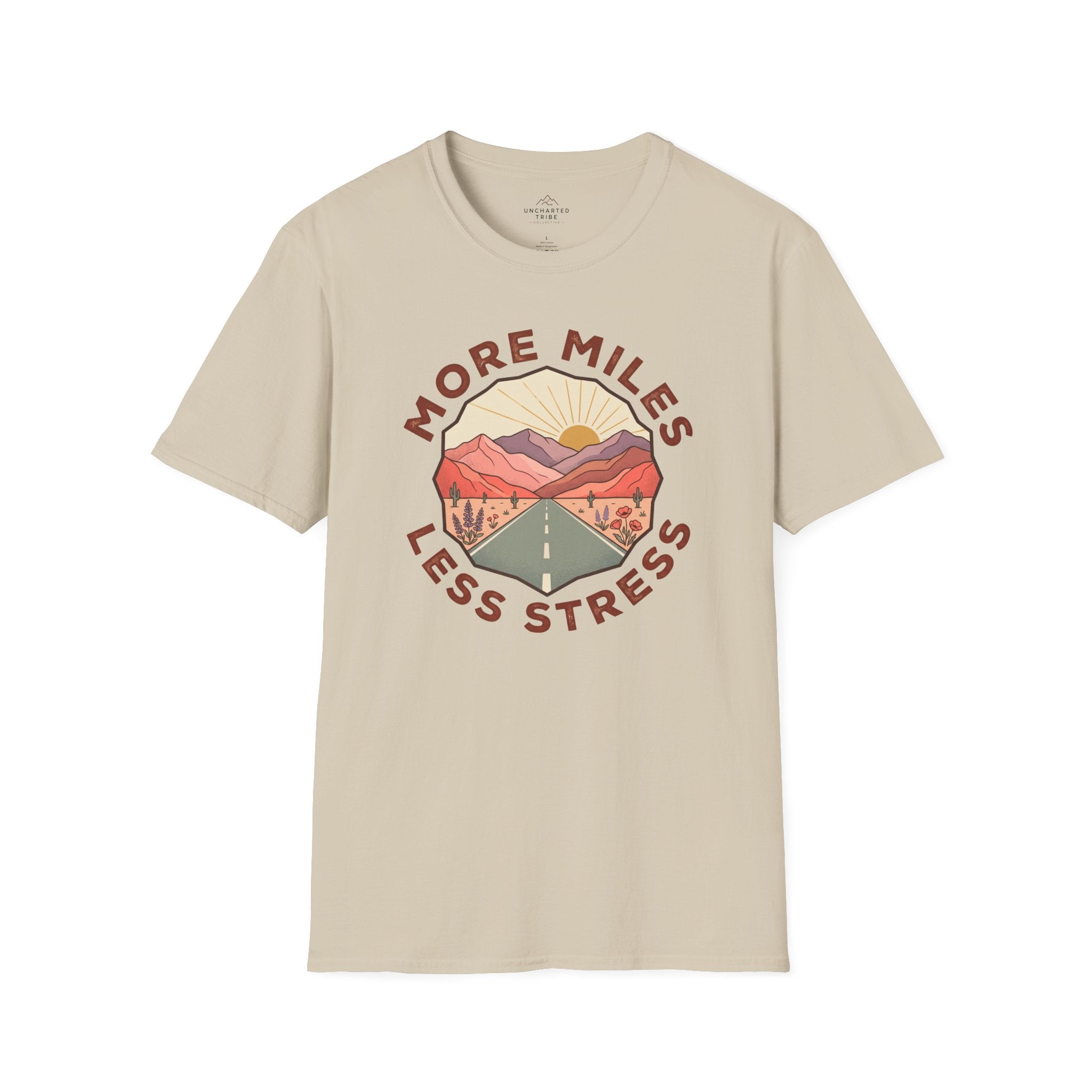 More Miles and Less Stress T-Shirt