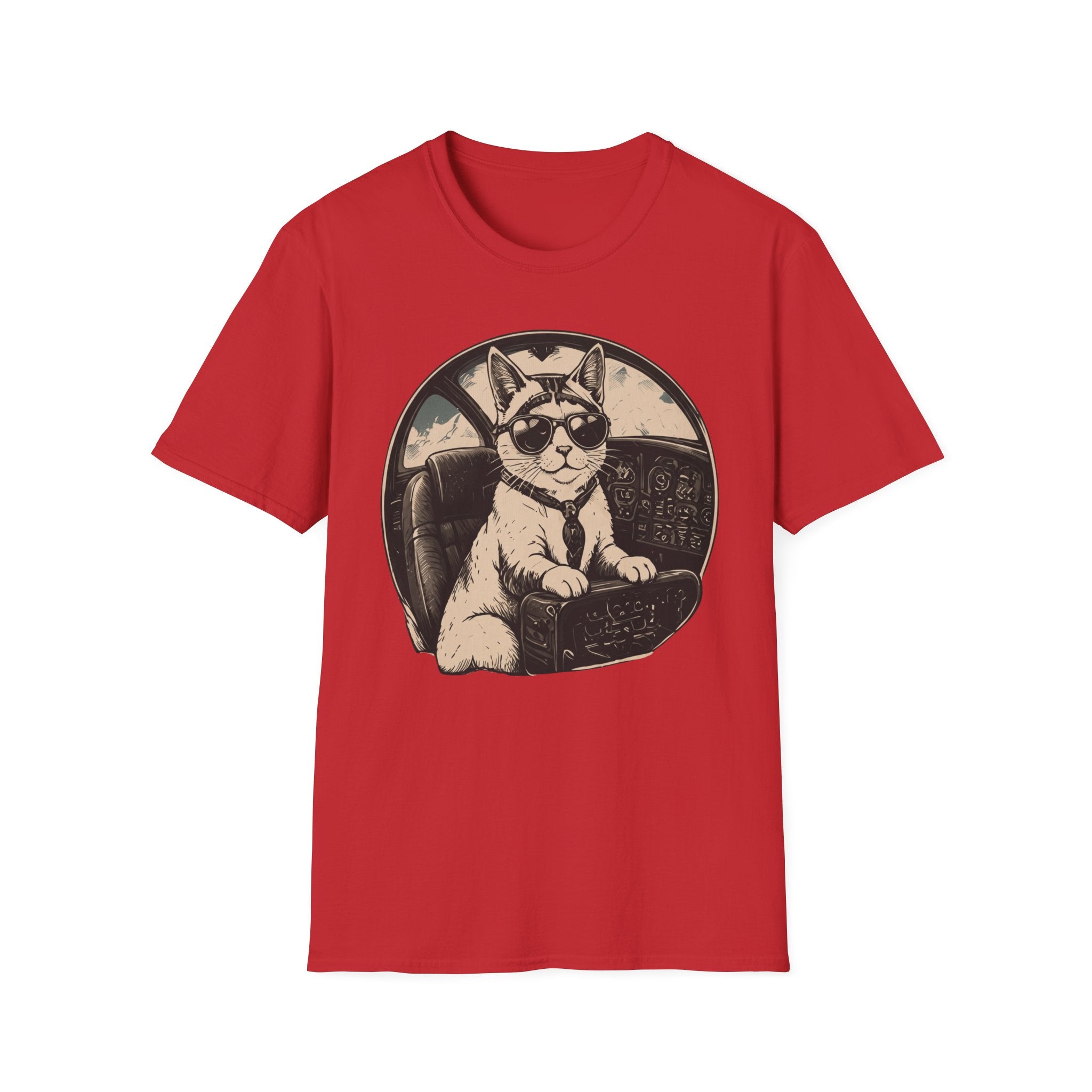 Cat Pilot T-shirt