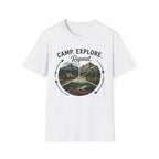 Camp. Explore. Repeat. T-shirt
