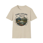 Camp. Explore. Repeat. T-shirt
