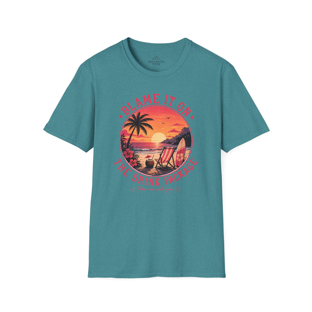 Blame It On The Drink Package — Sunset Beach T-Shirt