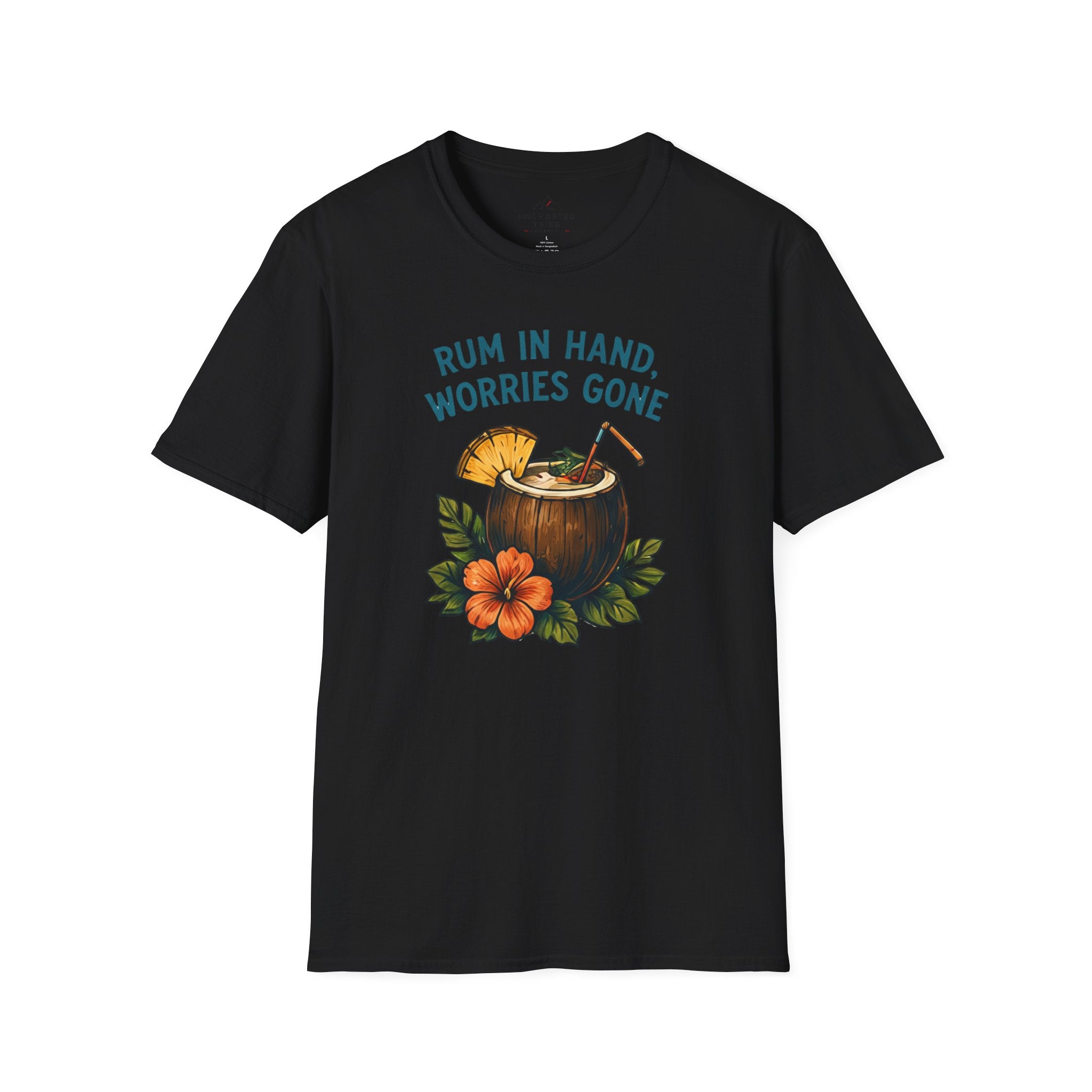 Rum in Hand, Worries Gone T-Shirt