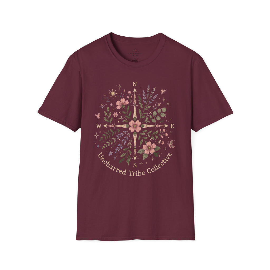 Uncharted Floral Compass T-Shirt
