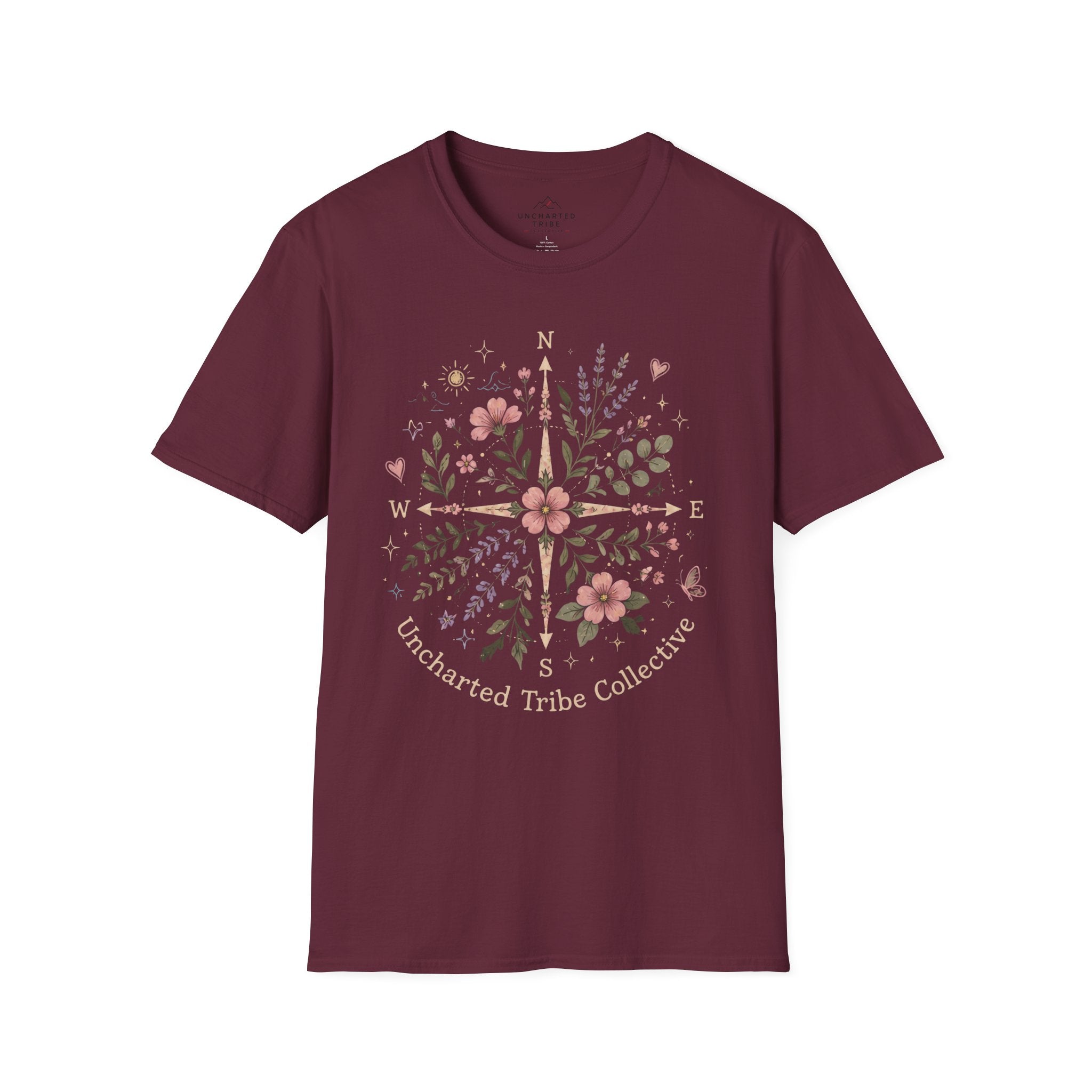 Uncharted Floral Compass T-Shirt