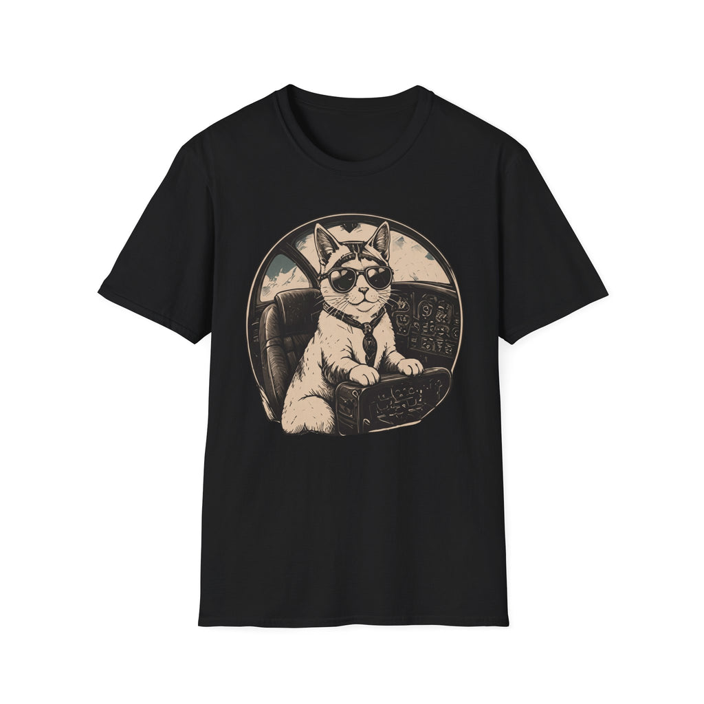 Cat Pilot T-shirt