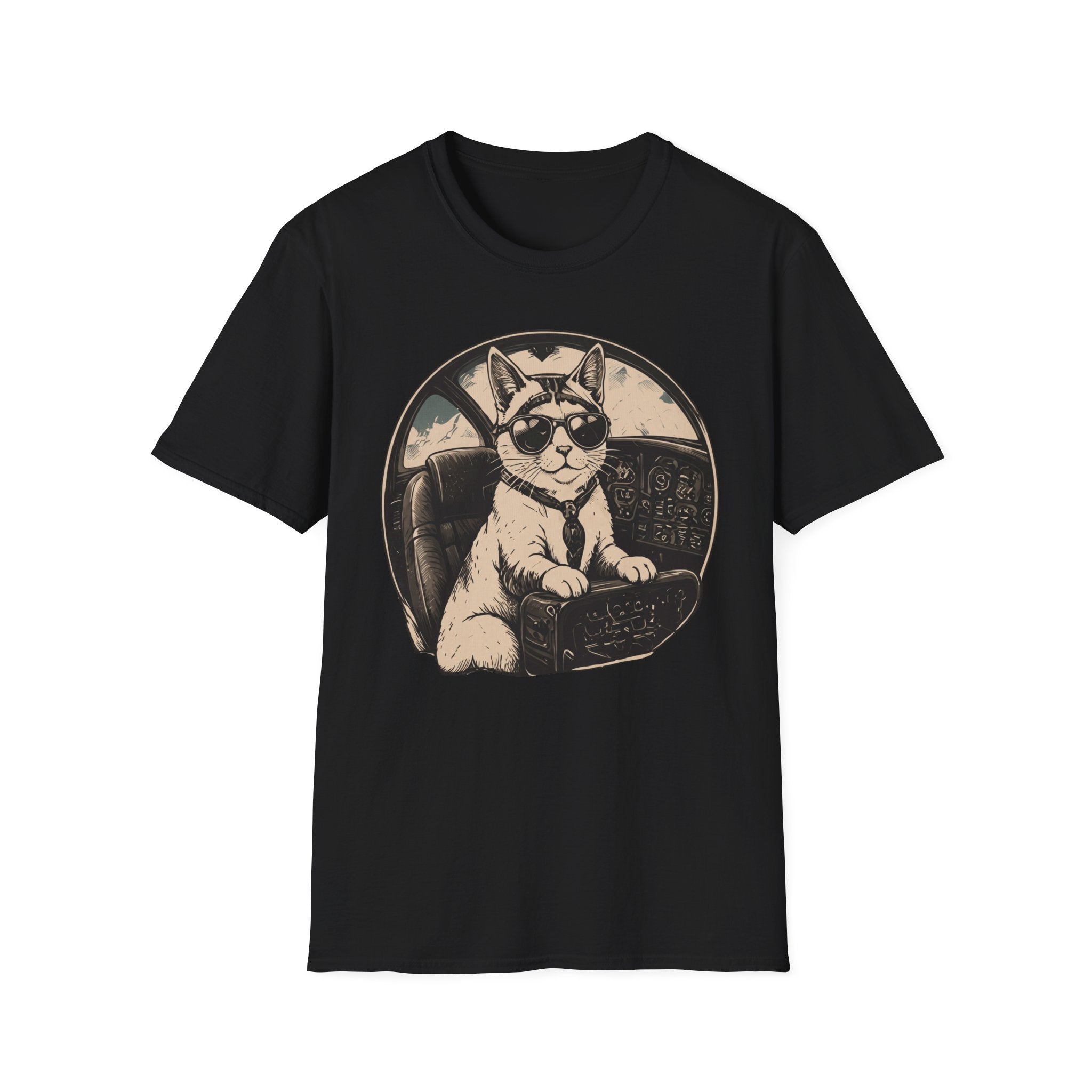 Cat Pilot T-shirt