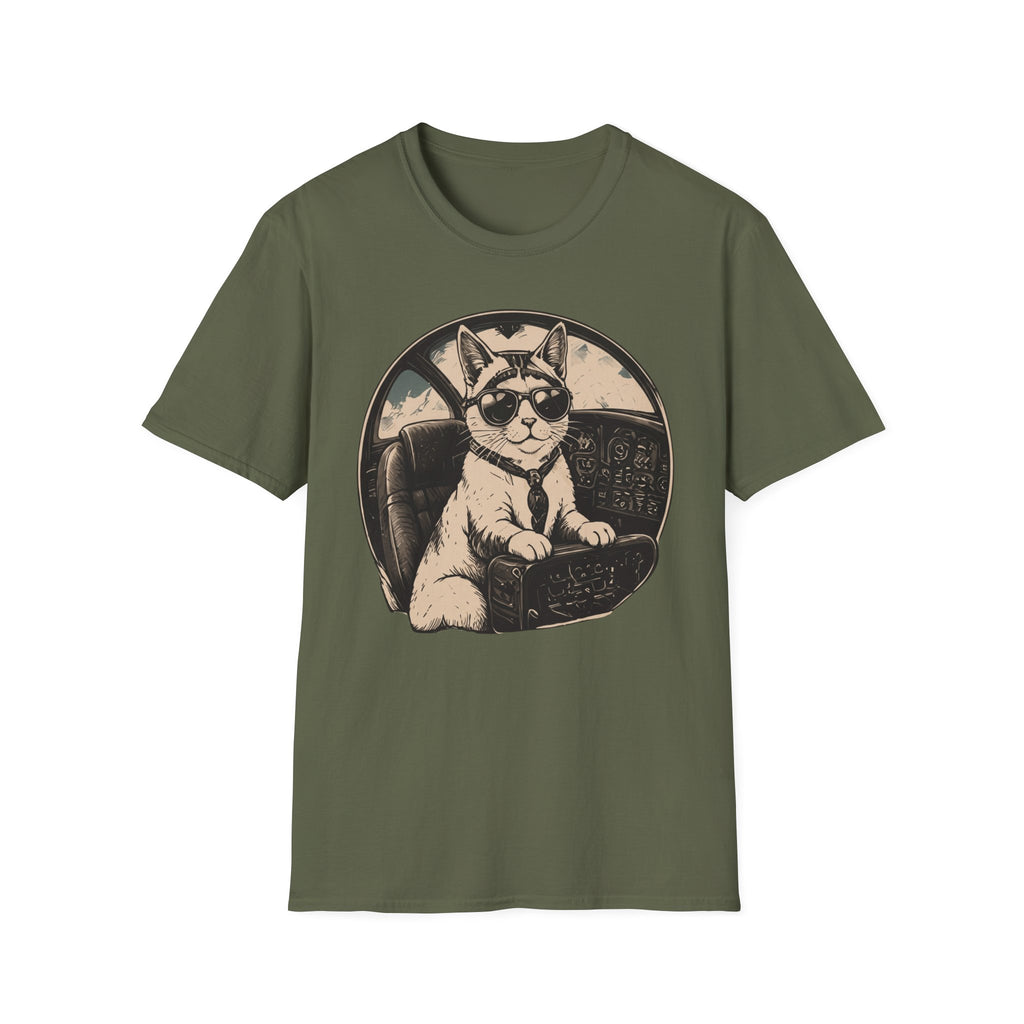 Cat Pilot T-shirt