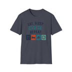 Eat Sleep Cruise Repeat T-shirt