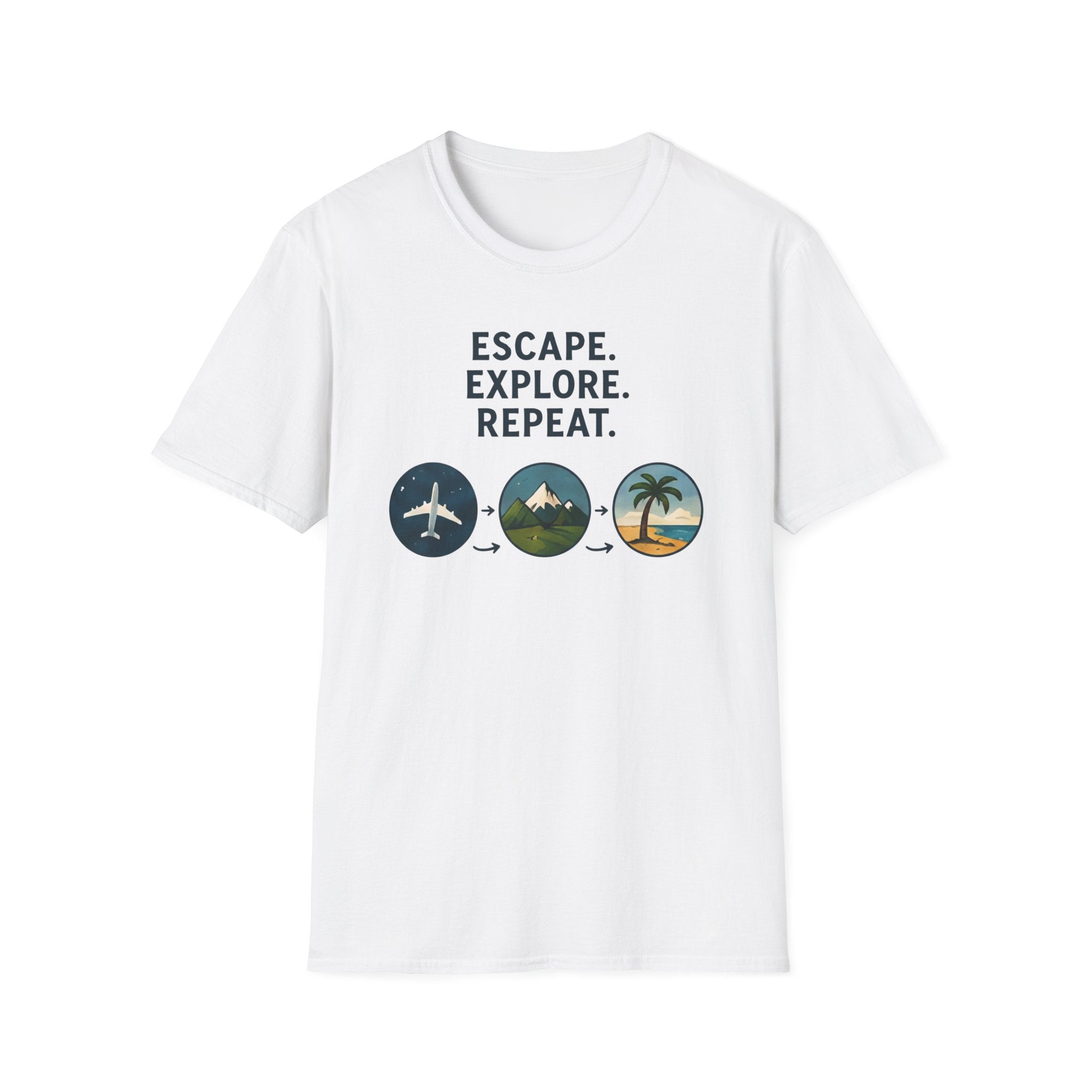 Escape Explore Repeat T-shirt
