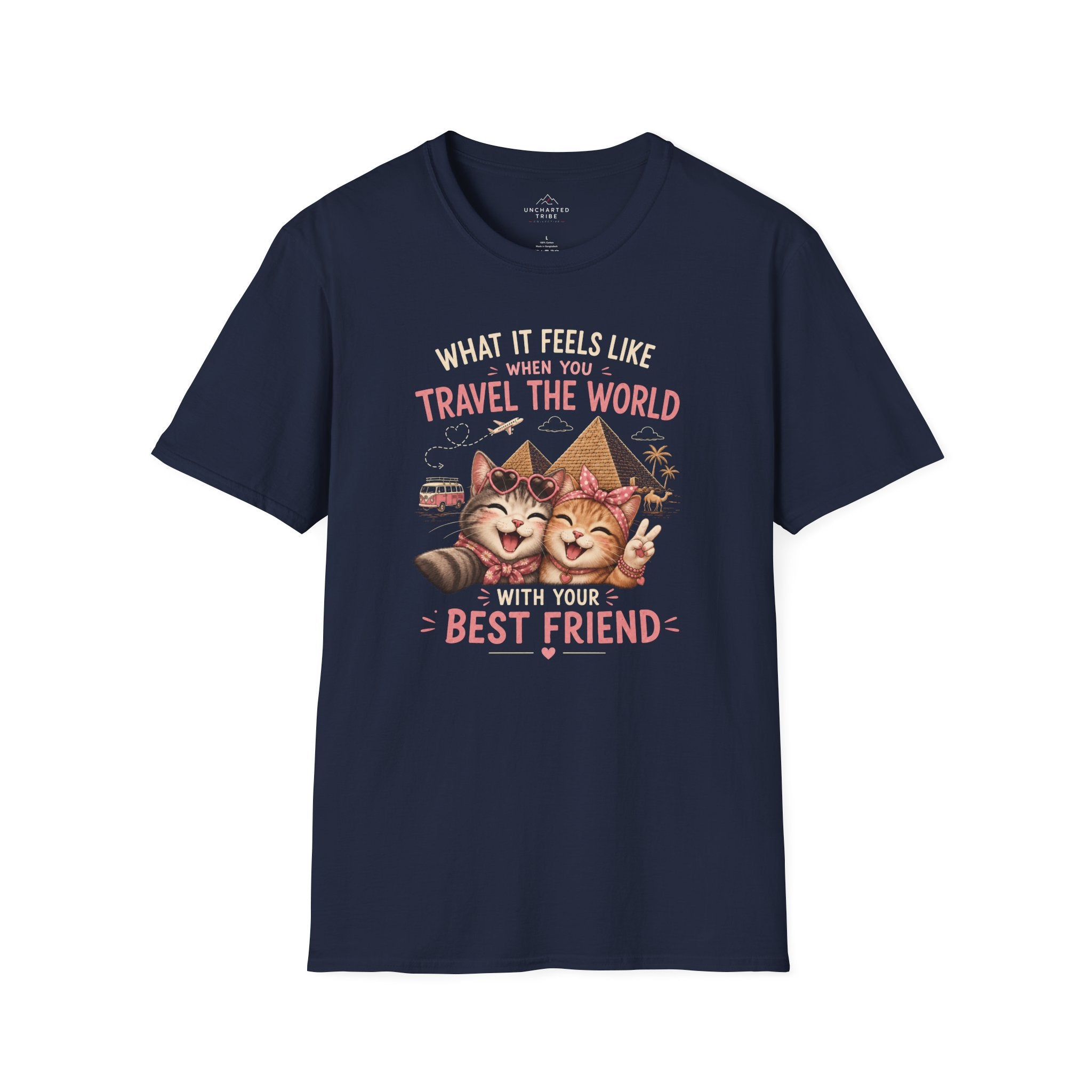 Traveling Kitty Best Friends T-Shirt