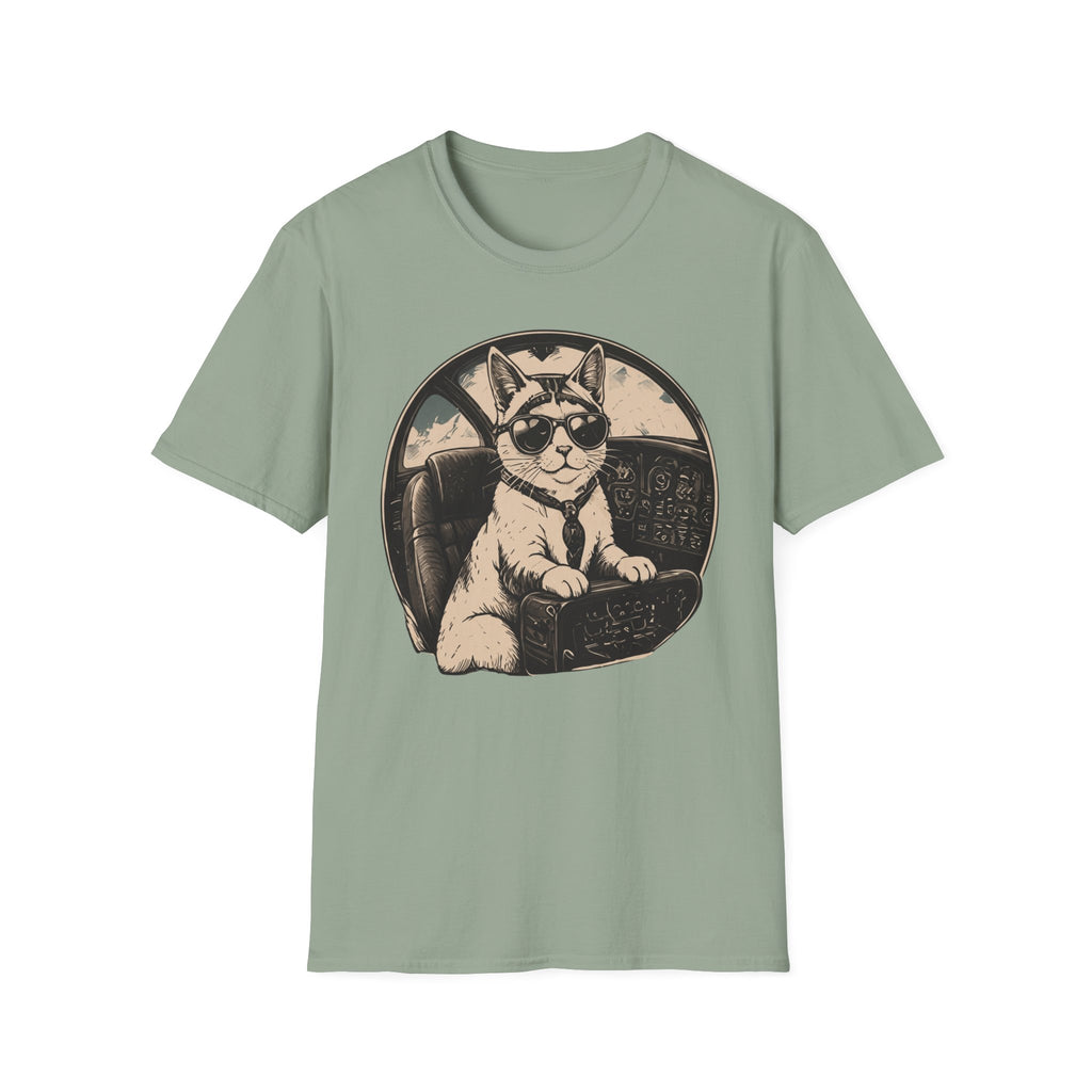 Cat Pilot T-shirt