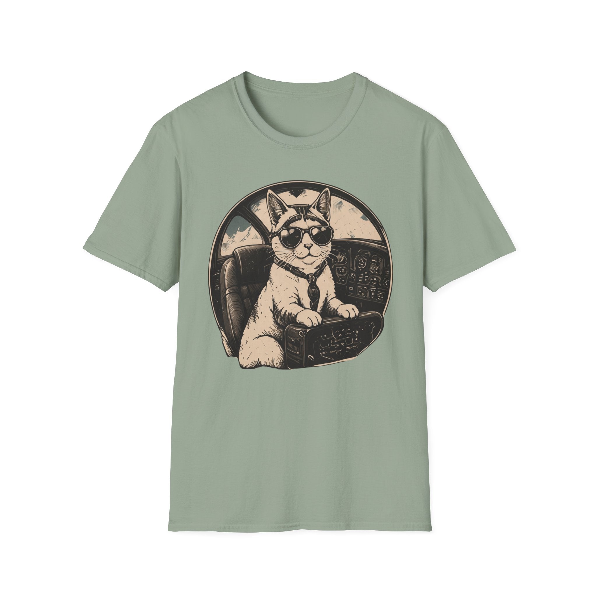 Cat Pilot T-shirt