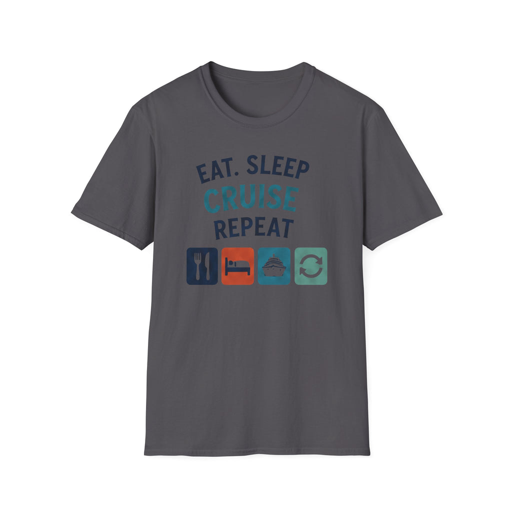Eat Sleep Cruise Repeat T-shirt