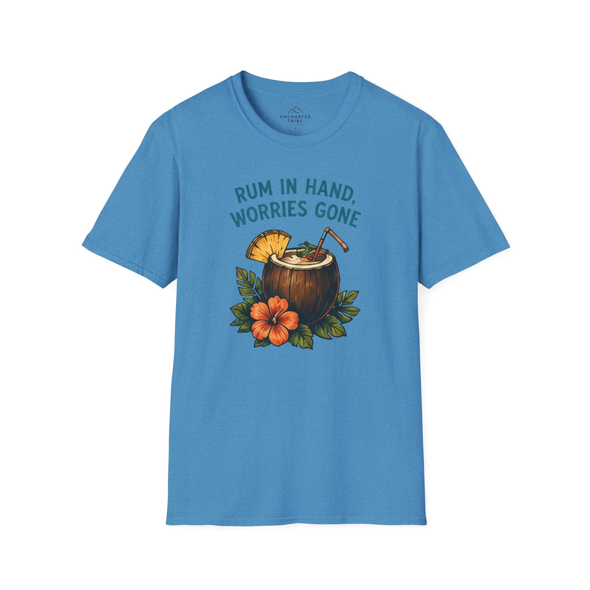 Rum in Hand, Worries Gone T-Shirt