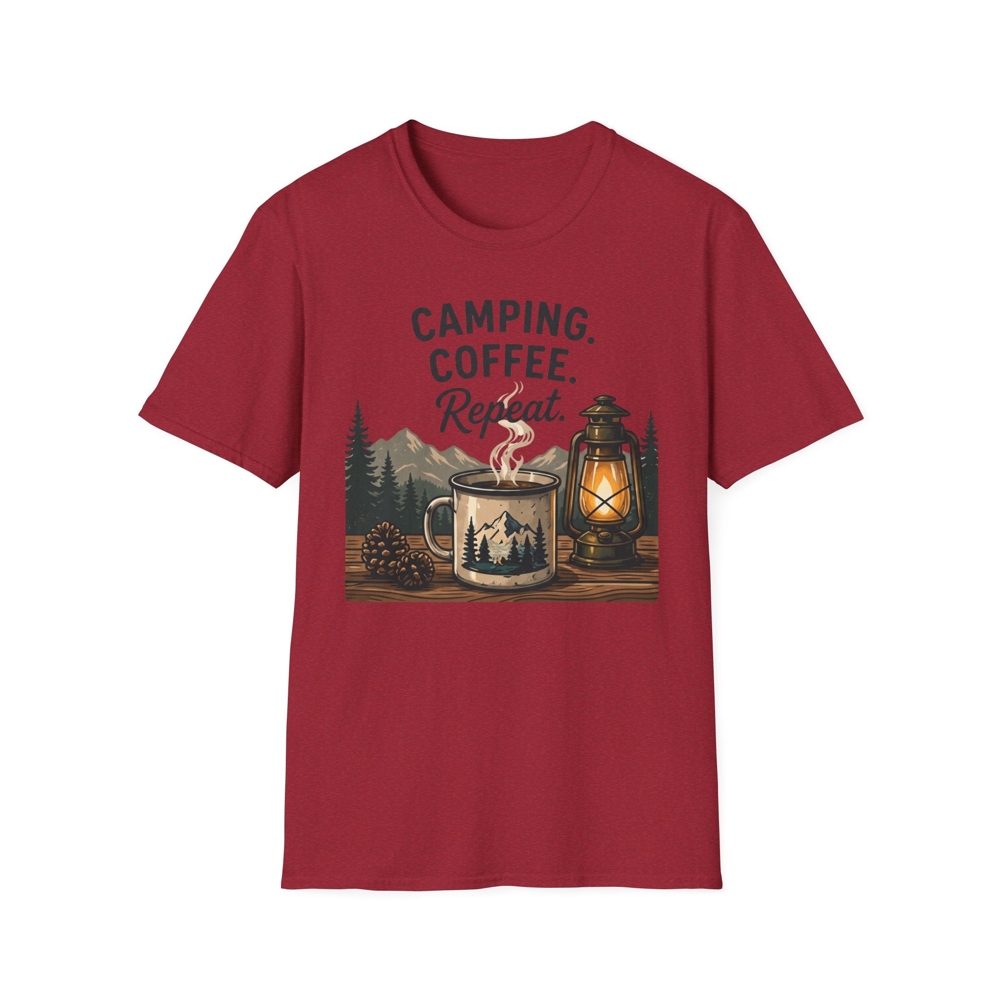 Camping. Coffee. Repeat. T-shirt