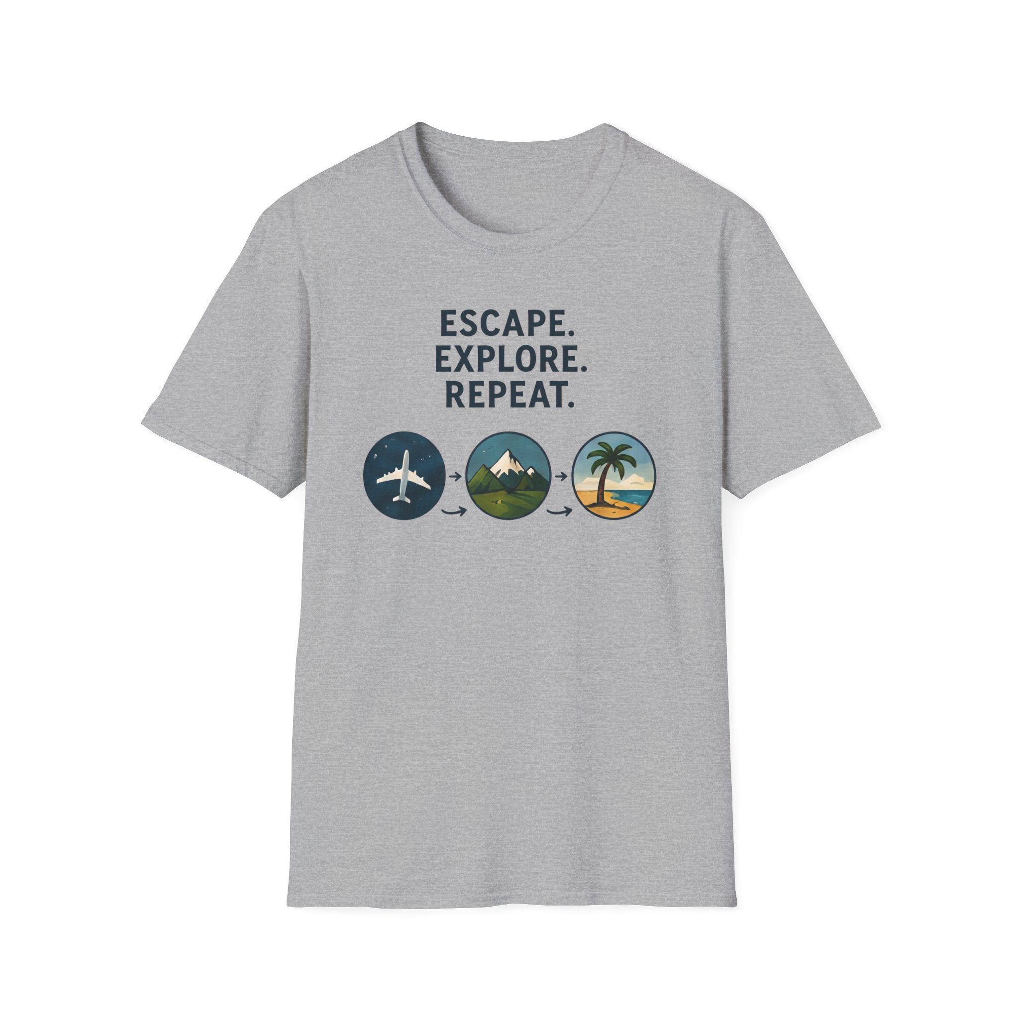 Escape Explore Repeat T-shirt
