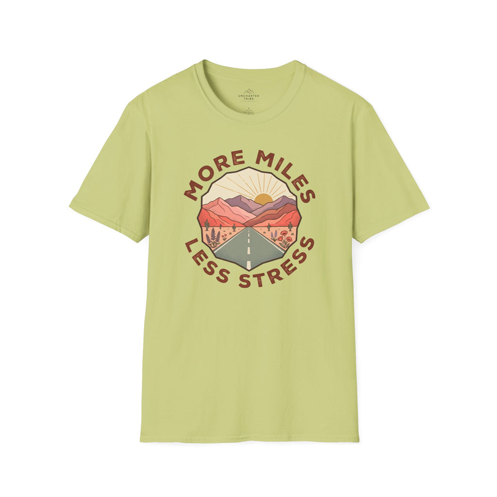 More Miles and Less Stress T-Shirt