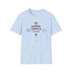 Passport Stamps and Kisses T-shirt