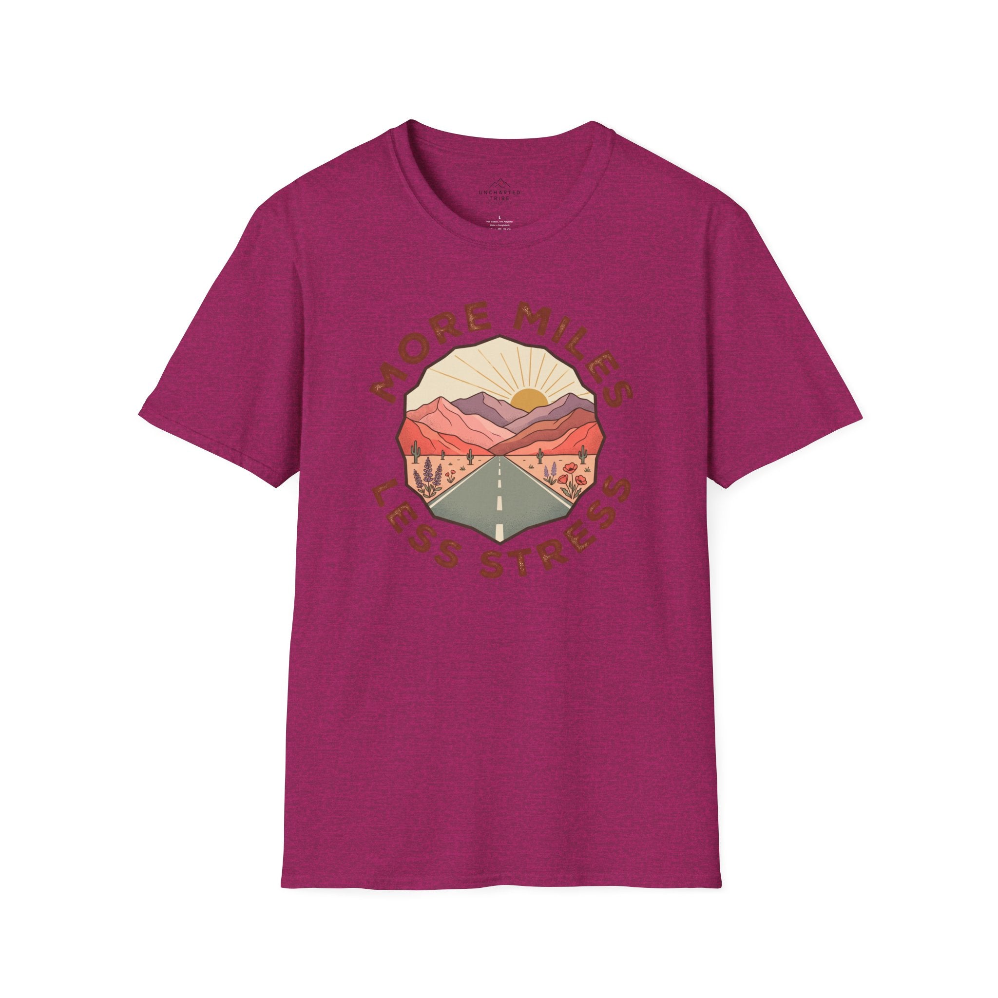 More Miles and Less Stress T-Shirt