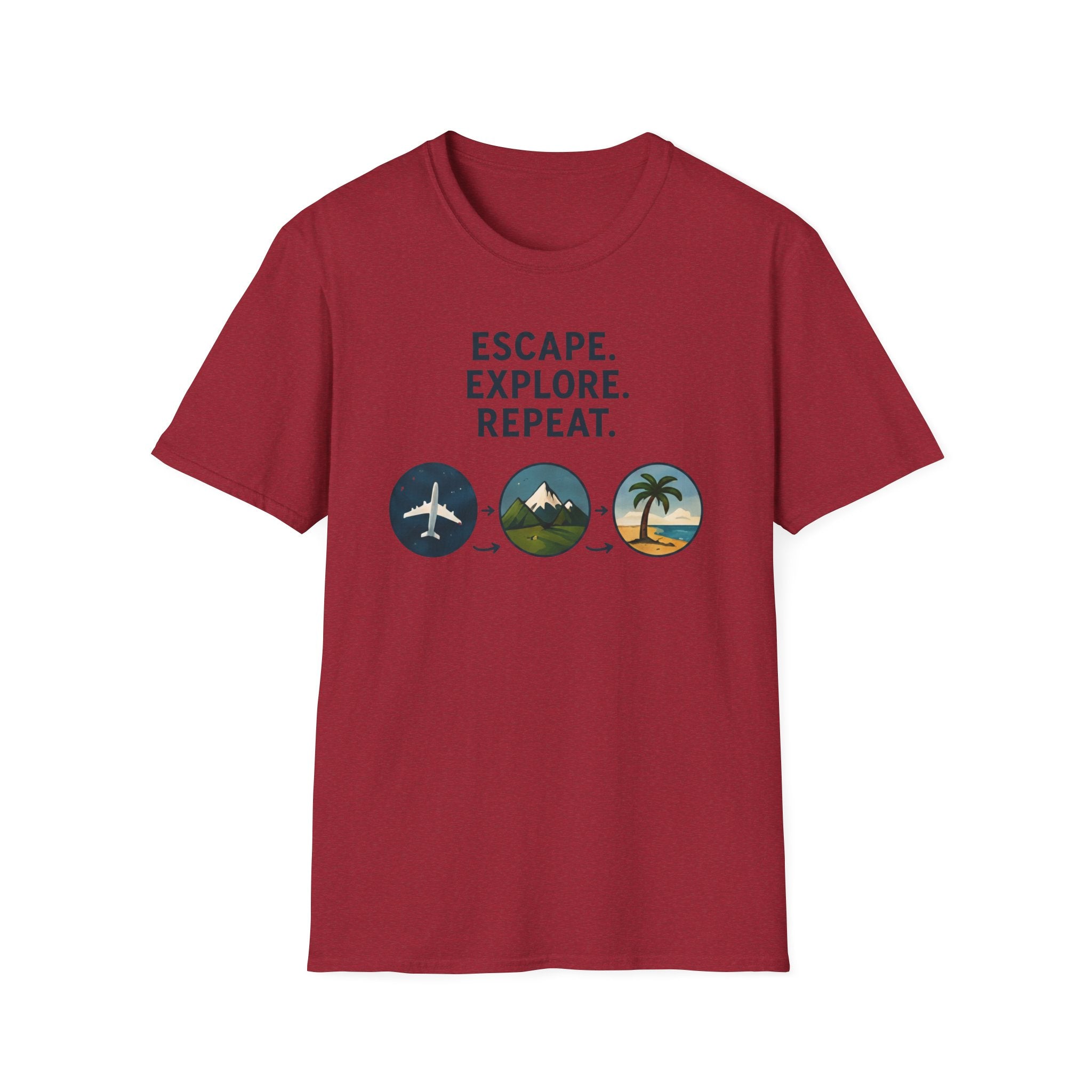 Escape Explore Repeat T-shirt