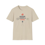 Passport Stamps and Kisses T-shirt
