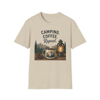 Camping. Coffee. Repeat. T-shirt