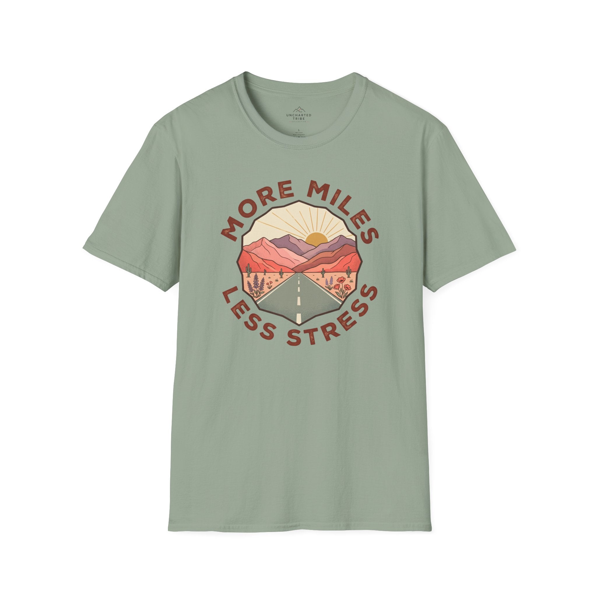 More Miles and Less Stress T-Shirt