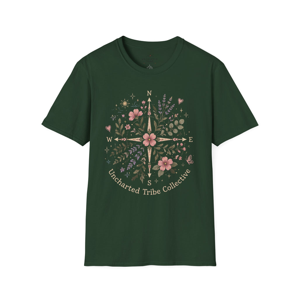 Uncharted Floral Compass T-Shirt