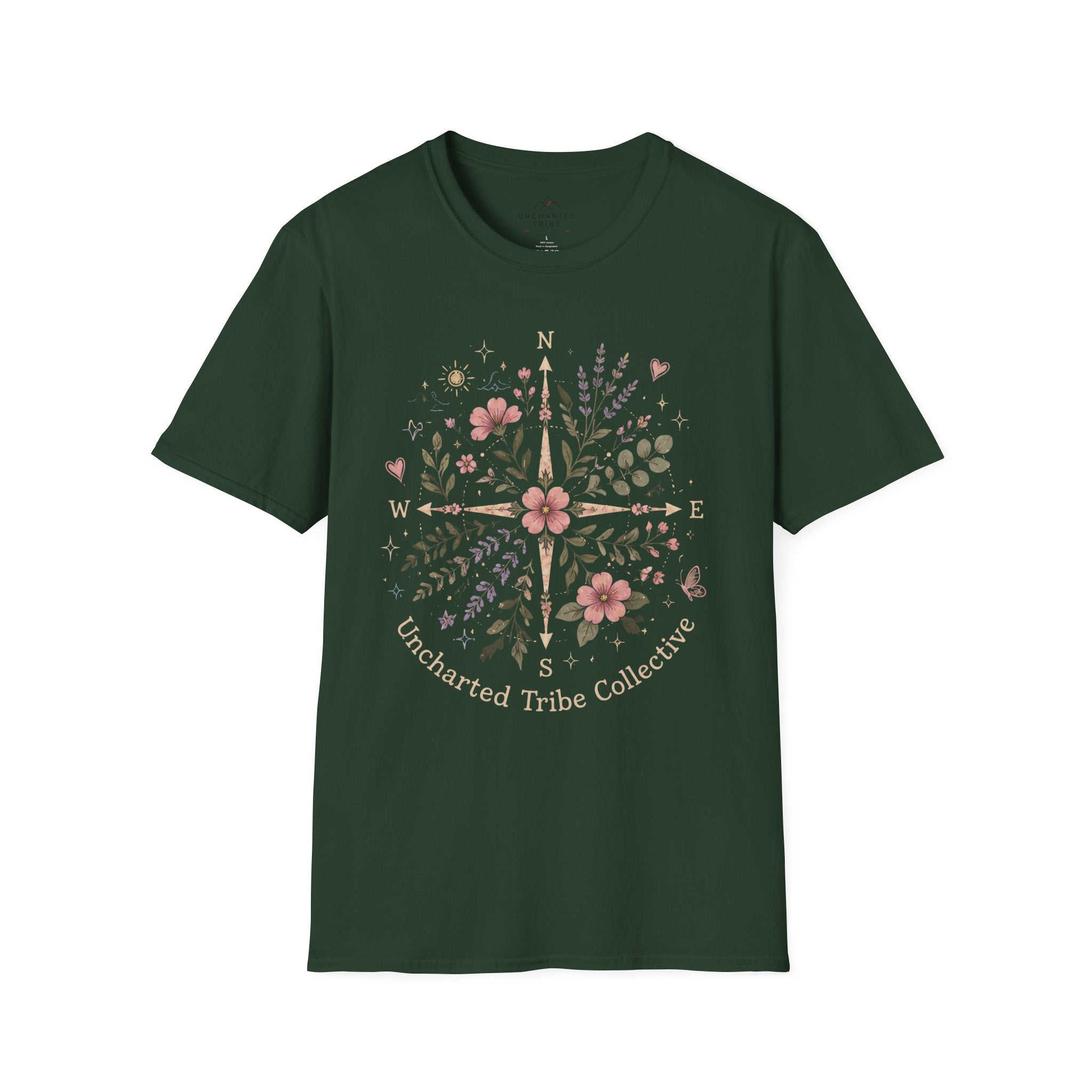 Uncharted Floral Compass T-Shirt