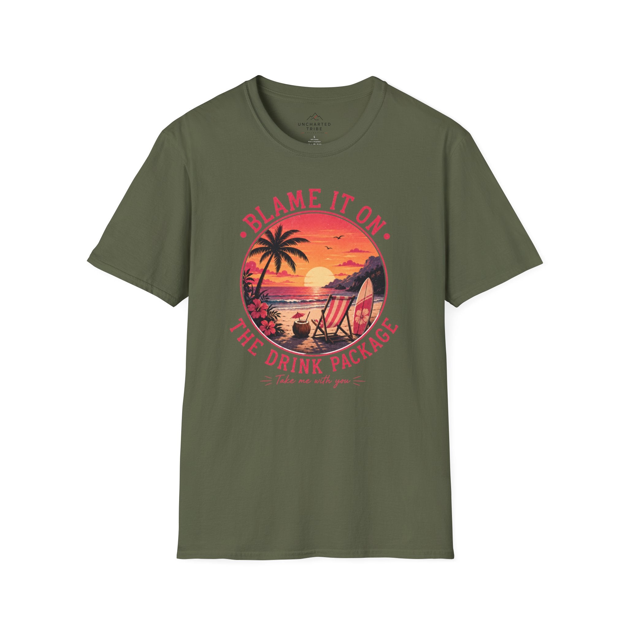 Blame It On The Drink Package — Sunset Beach T-Shirt