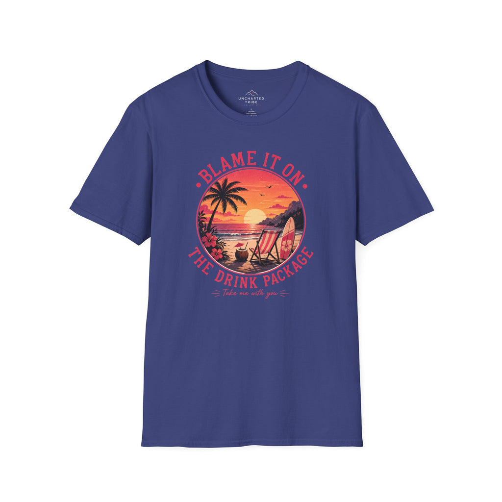 Blame It On The Drink Package — Sunset Beach T-Shirt
