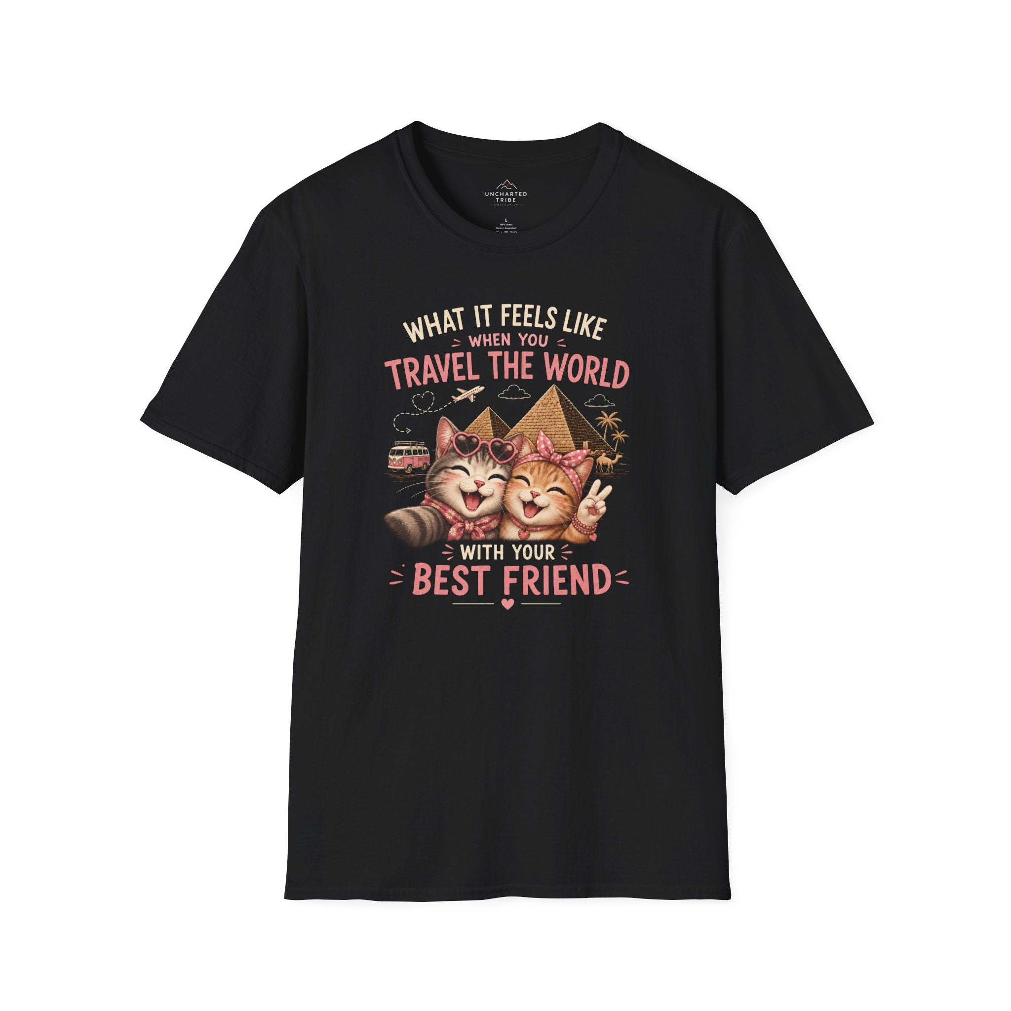 Traveling Kitty Best Friends T-Shirt