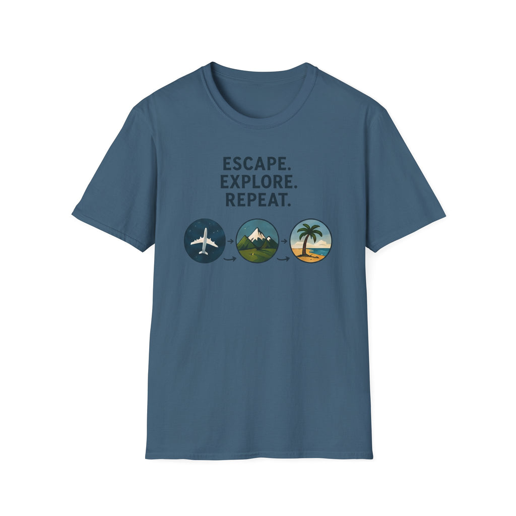 Escape Explore Repeat T-shirt