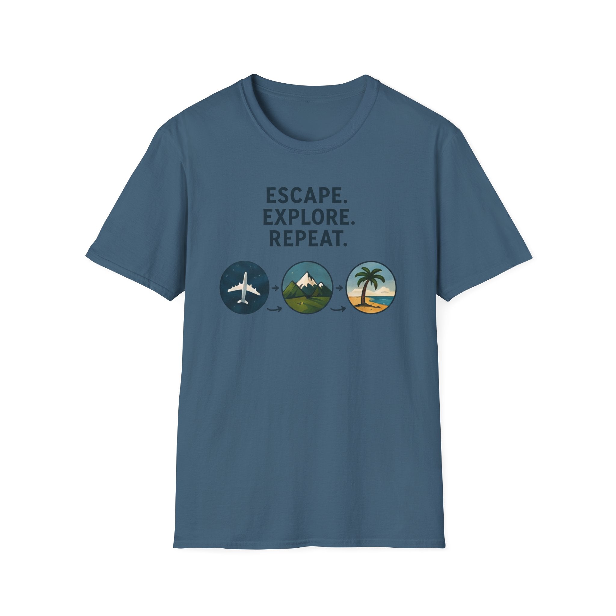 Escape Explore Repeat T-shirt