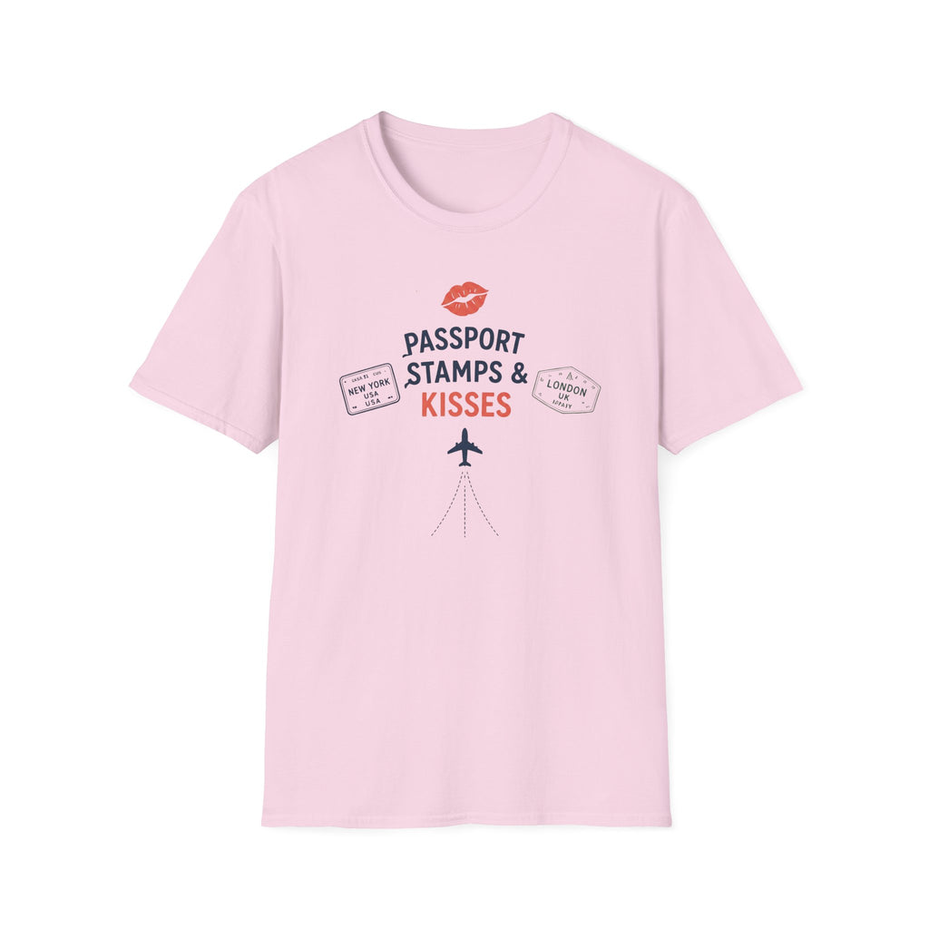 Passport Stamps and Kisses T-shirt