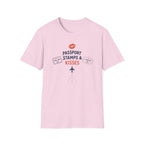Passport Stamps and Kisses T-shirt