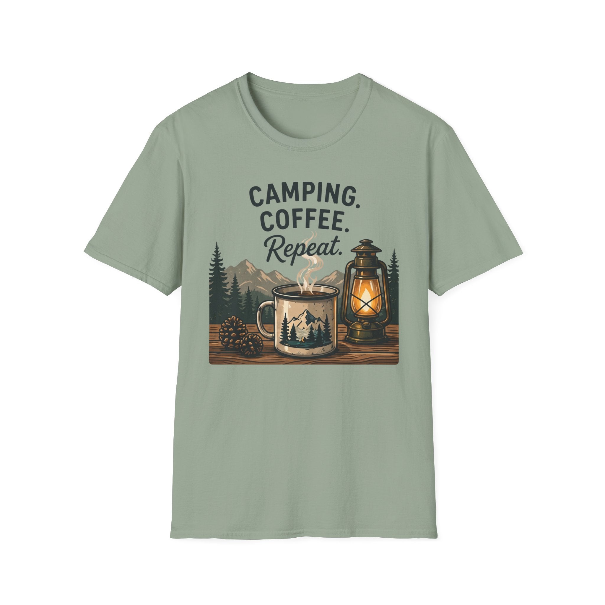 Camping. Coffee. Repeat. T-shirt