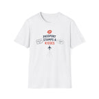 Passport Stamps and Kisses T-shirt