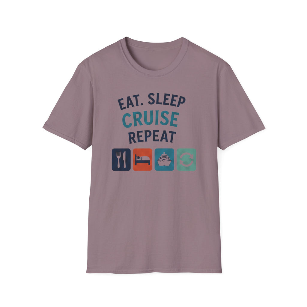 Eat Sleep Cruise Repeat T-shirt