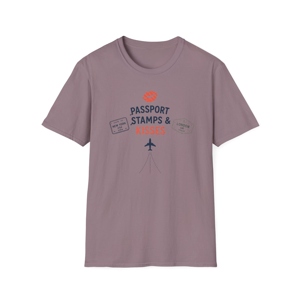 Passport Stamps and Kisses T-shirt