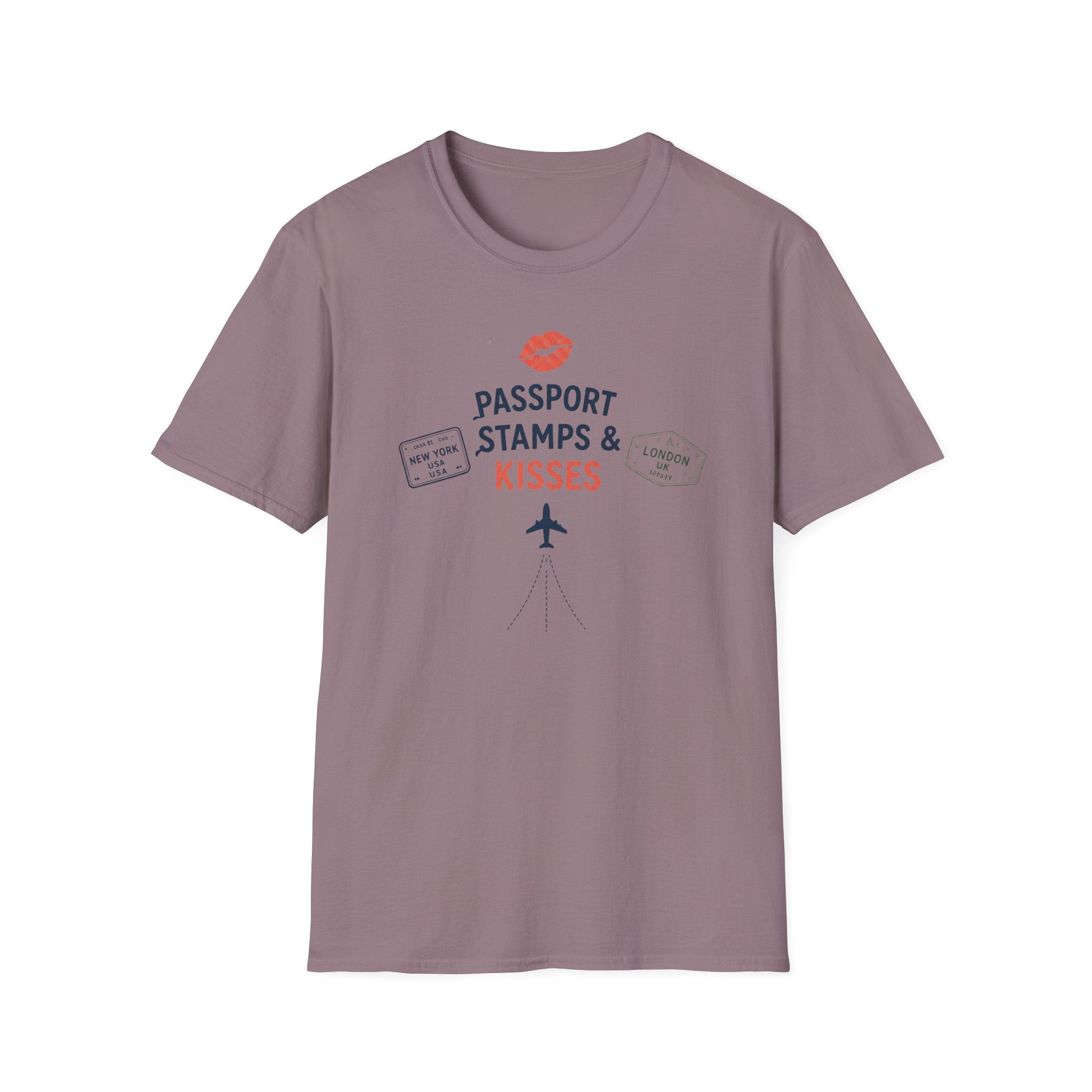 Passport Stamps and Kisses T-shirt
