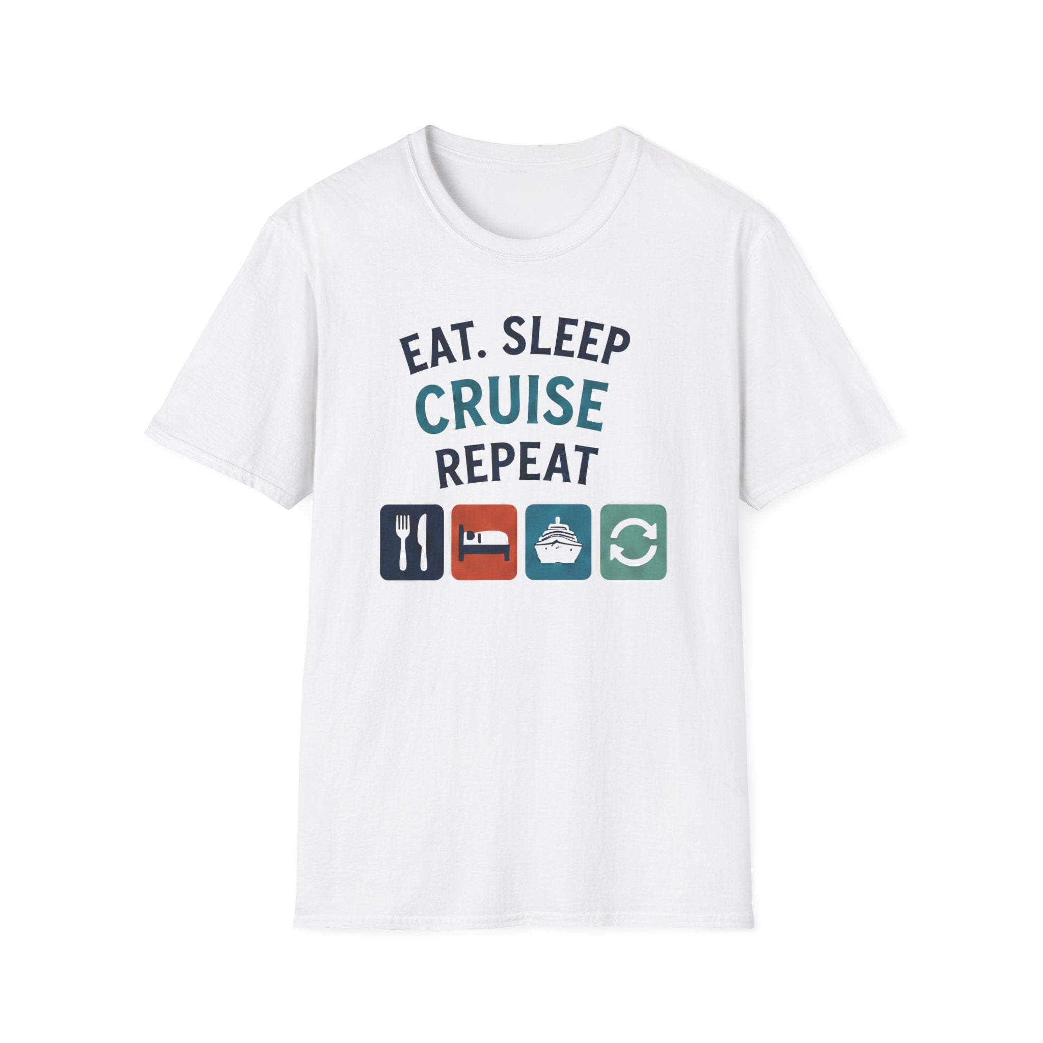Eat Sleep Cruise Repeat T-shirt