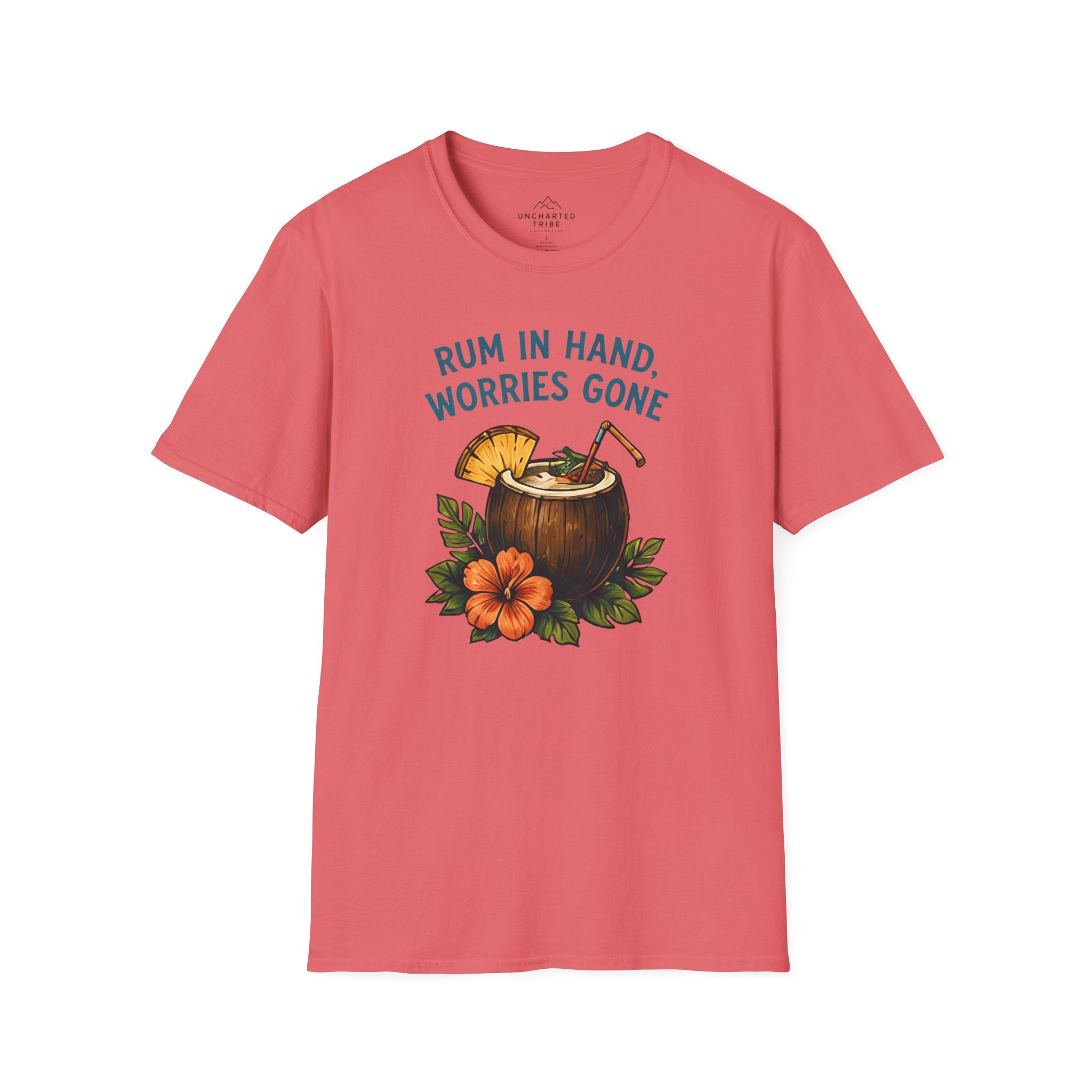 Rum in Hand, Worries Gone T-Shirt