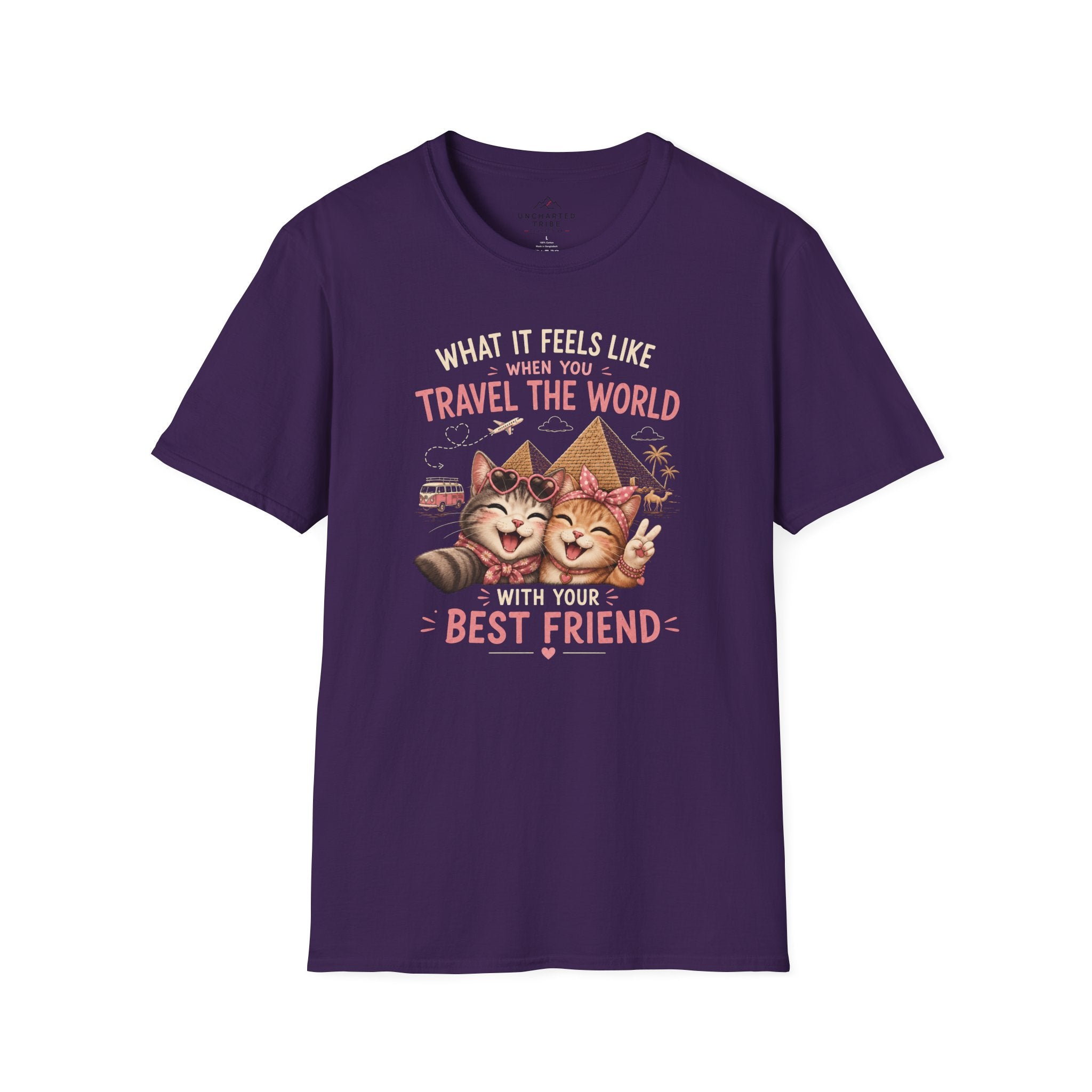 Traveling Kitty Best Friends T-Shirt