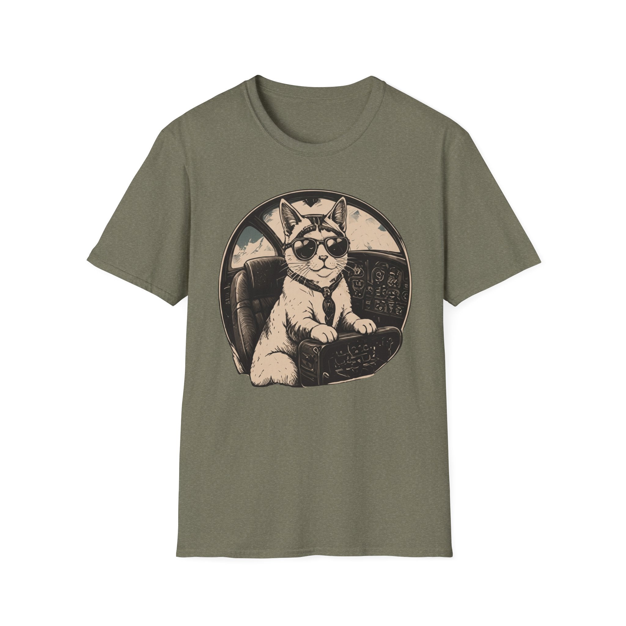 Cat Pilot T-shirt